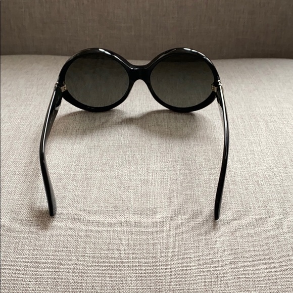 Saint Laurent SL M1 002 Black Oval Sunglasses - Picture 10 of 16